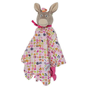 Kathe Kruse Donkey Lovey Baby Security Blanket Plush Cotton Toy From Germany